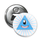 Магнит-открывашка 58 мм Покемон-масон Сквиртл