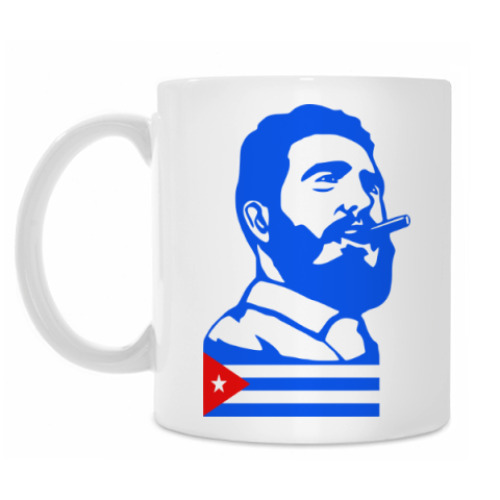 Кружка с принтом Фидель Кастро