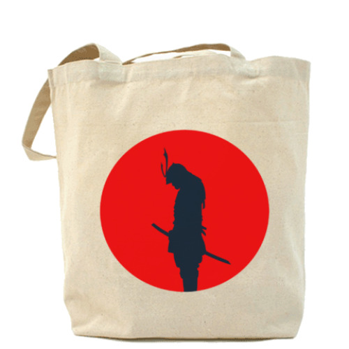 Сумка шоппер Солнце и самурай