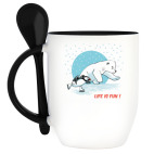 Кружка с ложкой