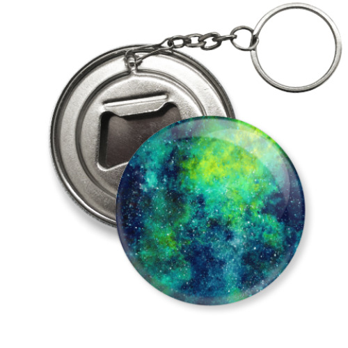 Брелок-открывашка с принтом Космос