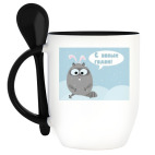 Кружка с ложкой