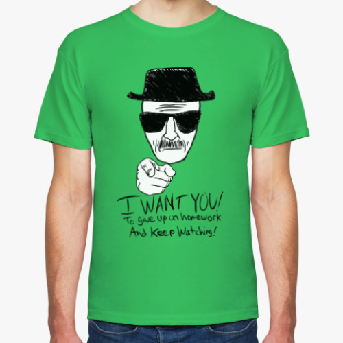 Футболка с принтом Breaking Bad Heisenberg