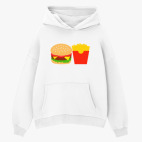 Толстовка худи оверсайз