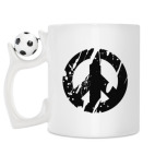 Кружка с футбольным мячиком