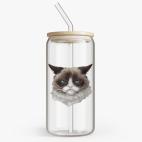 Банка с бамбуковой крышкой