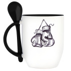 Кружка с ложкой