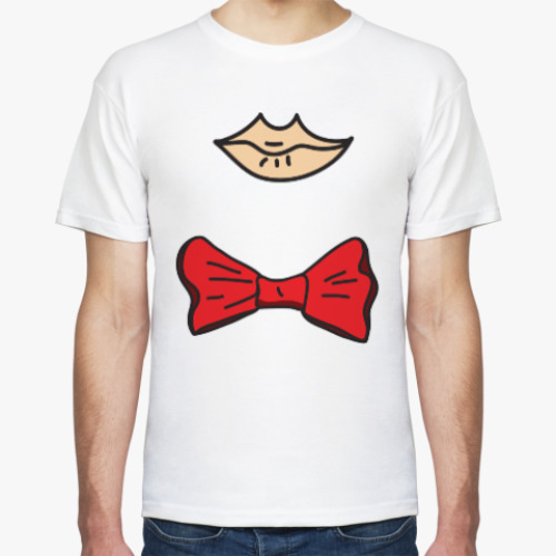 Футболка Образ с красной бабочкой