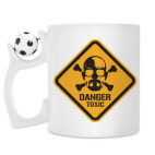 Кружка с футбольным мячиком