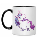 Кружка двухцветная