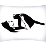 Девушка и кот