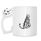 Кружка с футбольным мячиком