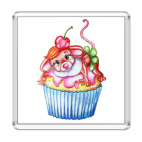 Магнит 6.5 x 6.5 см Никому я тебя не отдам!