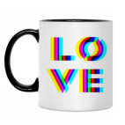 Кружка двухцветная