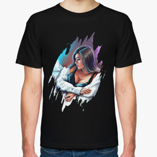 Футболка с принтом Olekseyproduction 'Няша'