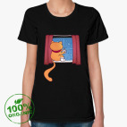 Женская футболка органик