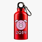 Металлическая бутылка 400 мл UV-DTF