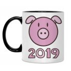 Кружка двухцветная