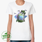 Женская футболка органик