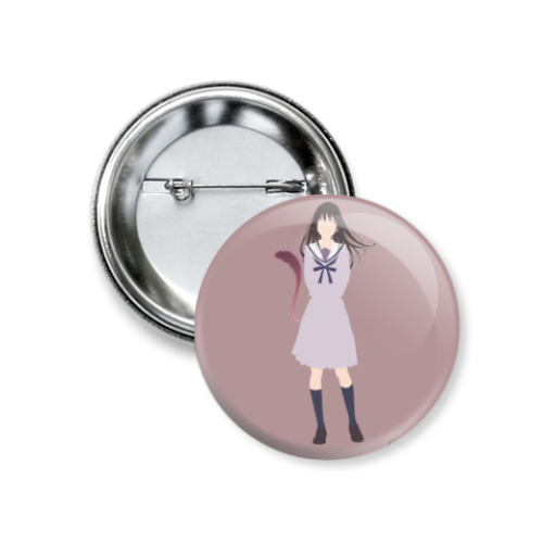 Значок 37мм Noragami Бездомный Бог Хиёри Ики