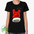 Женская футболка органик