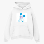 Толстовка худи оверсайз