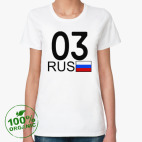 Женская футболка органик