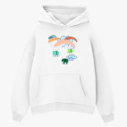 Толстовка худи оверсайз