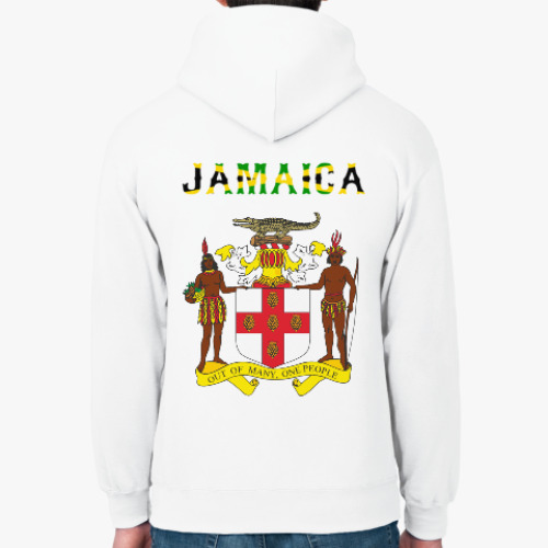 Толстовка худи с принтом Jamaica ProstoGeo
