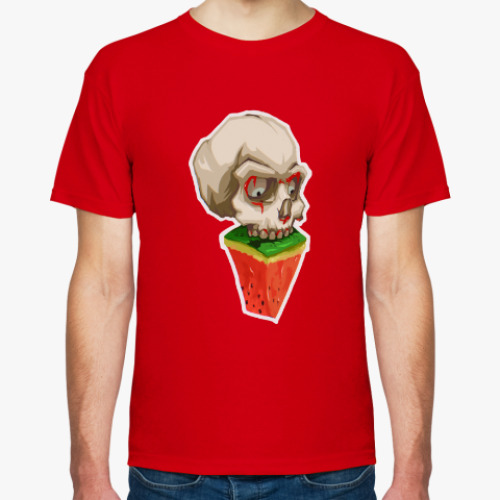 Футболка с принтом Арбуз