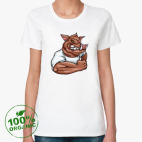 Женская футболка органик