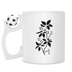 Кружка с футбольным мячиком