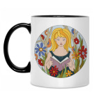 Кружка двухцветная