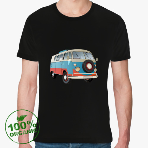Футболка из органик-хлопка VW Kombi Camper BUS
