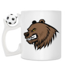Кружка с футбольным мячиком