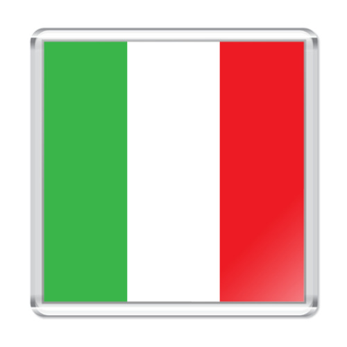 Магнит с принтом  ИТАЛИЯ