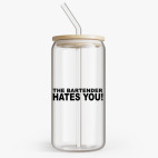 Банка с бамбуковой крышкой