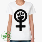 Женская футболка органик