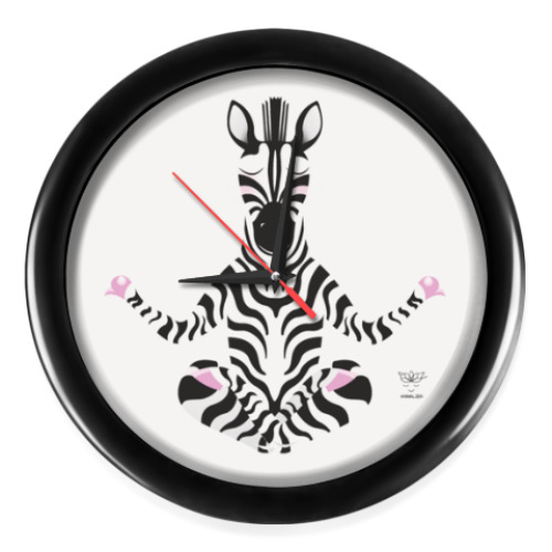 Настенные часы Animal Zen: Z is for Zebra