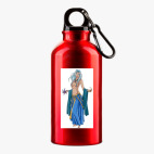 Металлическая бутылка 400 мл UV-DTF