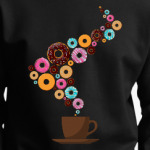 Кофе с пончиками