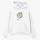 Толстовка худи оверсайз