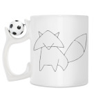 Кружка с футбольным мячиком