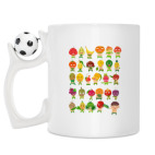 Кружка с футбольным мячиком