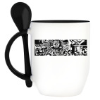 Кружка с ложкой