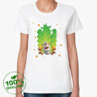 Женская футболка органик