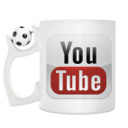 Кружка с футбольным мячиком