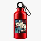 Металлическая бутылка 400 мл UV-DTF