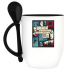 Кружка с ложкой