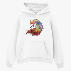 Толстовка худи оверсайз